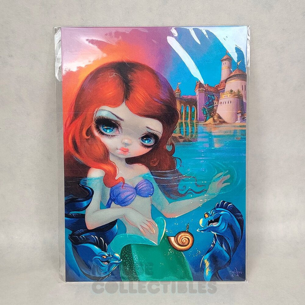Disney The Little Mermaid Ariel Postcard WonderGround Jasmine Becket-Griffith